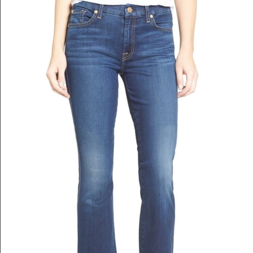 7 For all mankind pocket flare jeans